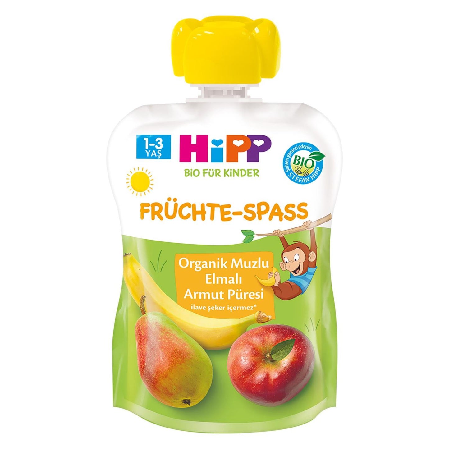 Hipp Mama Organik Muzlu Elmalı Armutlu Meyve Püresi 100 gr