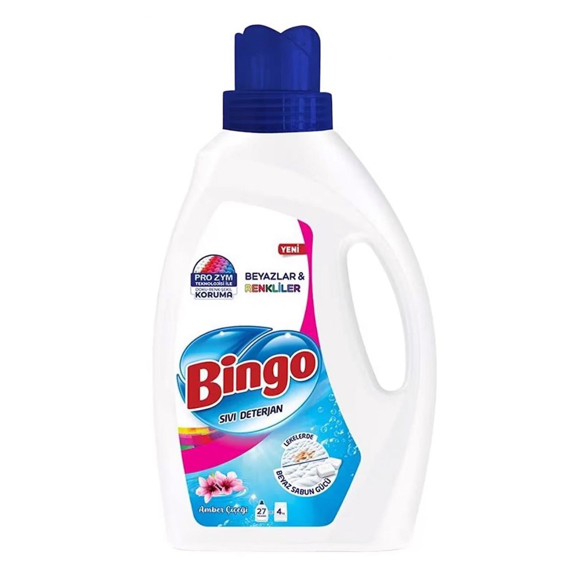 Bingo Sıvı Deterjan Renkli&Beyaz Amber 1755 ml