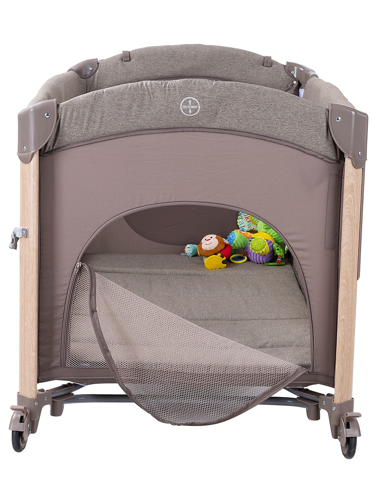 Prego Elips Plus Anne Yanı Oyun Parkı 70x120 cm - Bej