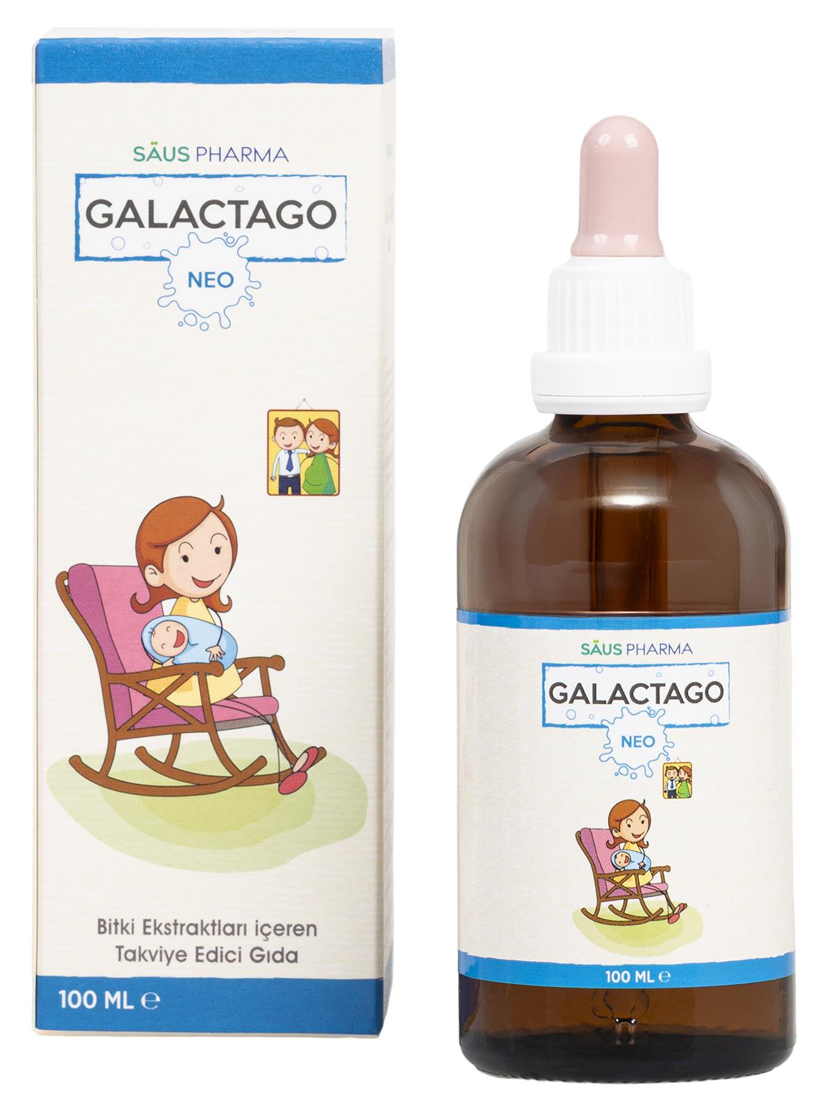 Saus Pharma Galactago Neo Emziren Anneler İçin Bitkisel Damla 100 ml