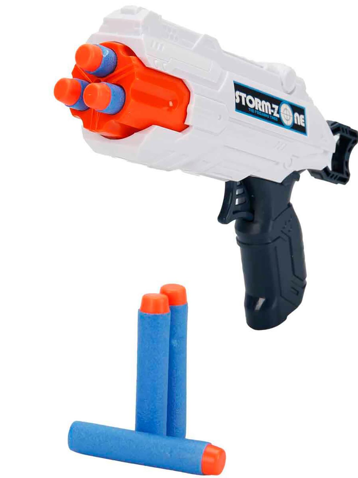 Sunman Oyuncak 6 Mermili Sünger Dart Atan Silah