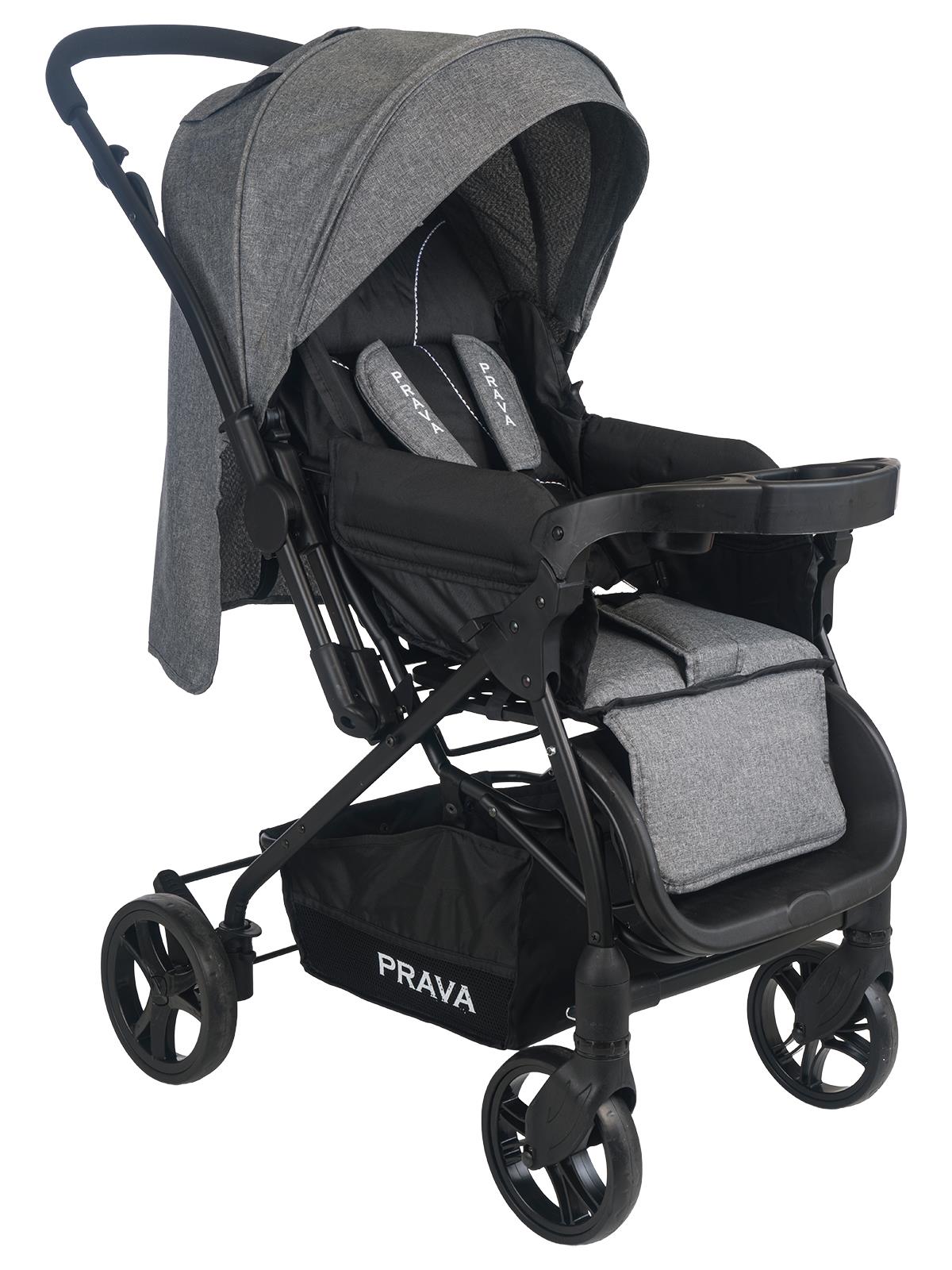 Prava Comfort Plus Çift Yönlü Bebek Arabası - Gri