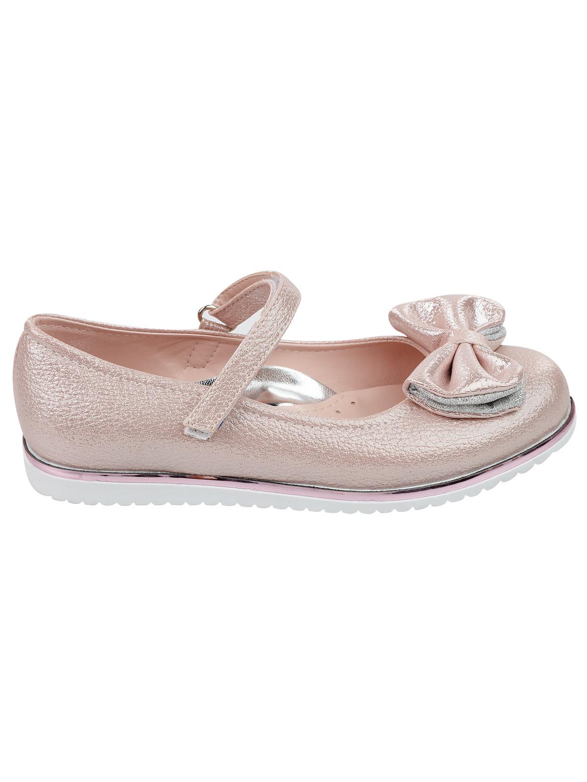Civil Girls Fiyonklu 31-36 Numara Babet - Gri
