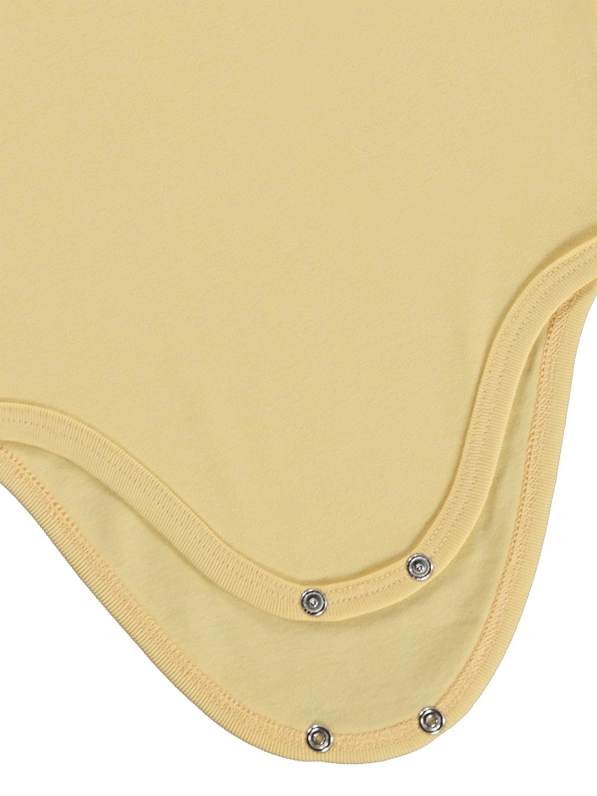 Civil Baby Penye İp Askılı Dantelli 3-9 Ay Kız Çıtçıtlı Badi - Sarı