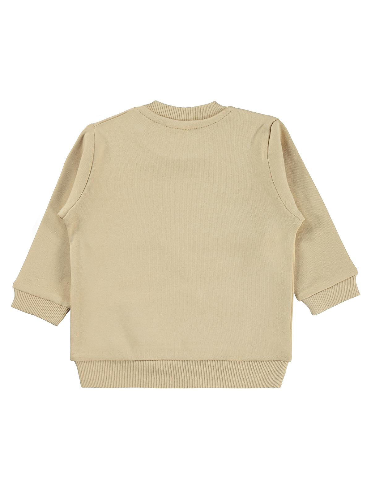 Civil Baby Need More Sleep Baskılı 6-18 Ay Sweatshirt - Kahverengi
