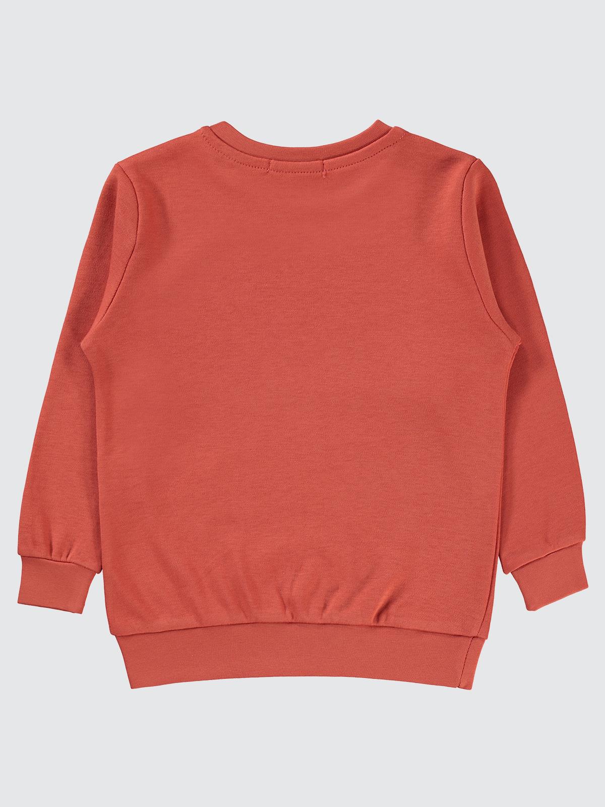 Civil Boys Good Vıbes Baskılı 2-5 Yaş Sweatshirt - Turuncu