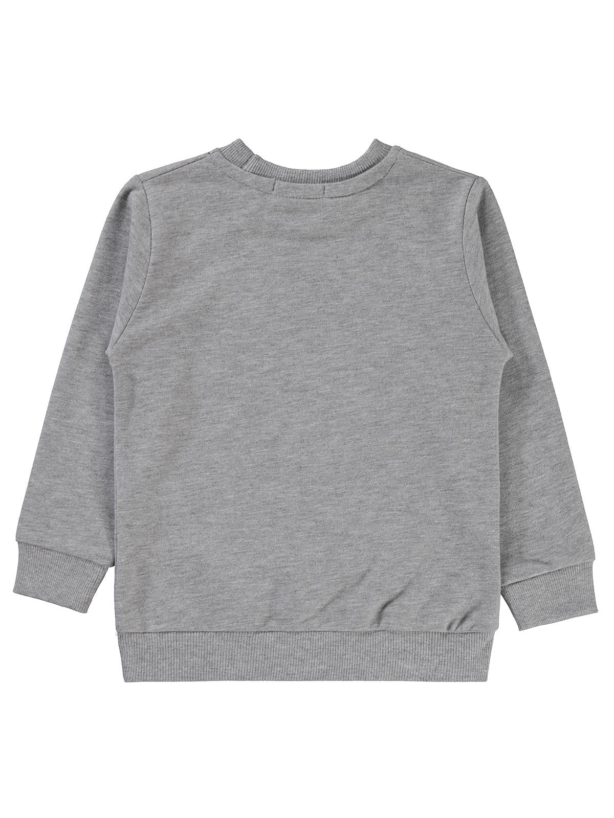 Civil Boys Street Skate Baskılı 2-5 Yaş Sweatshirt - Gri
