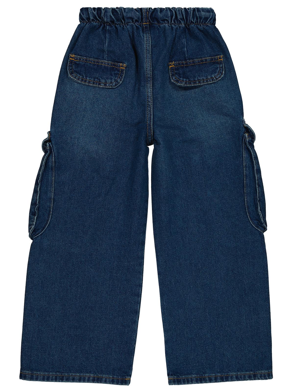Civil Girls Büyük Cepli 10-13 Yaş Pantolon - Mavi
