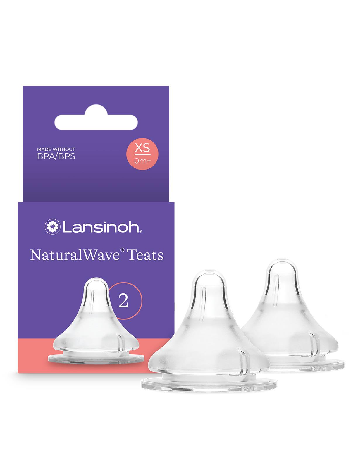 Lansinoh Natural Wave Nipple XS Biberon Emzigi
