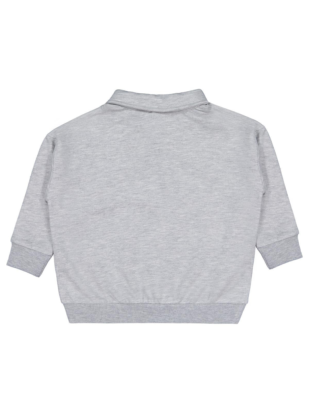 Civil Boys Polo Yaka 2-5 Yaş Sweatshirt - Gri