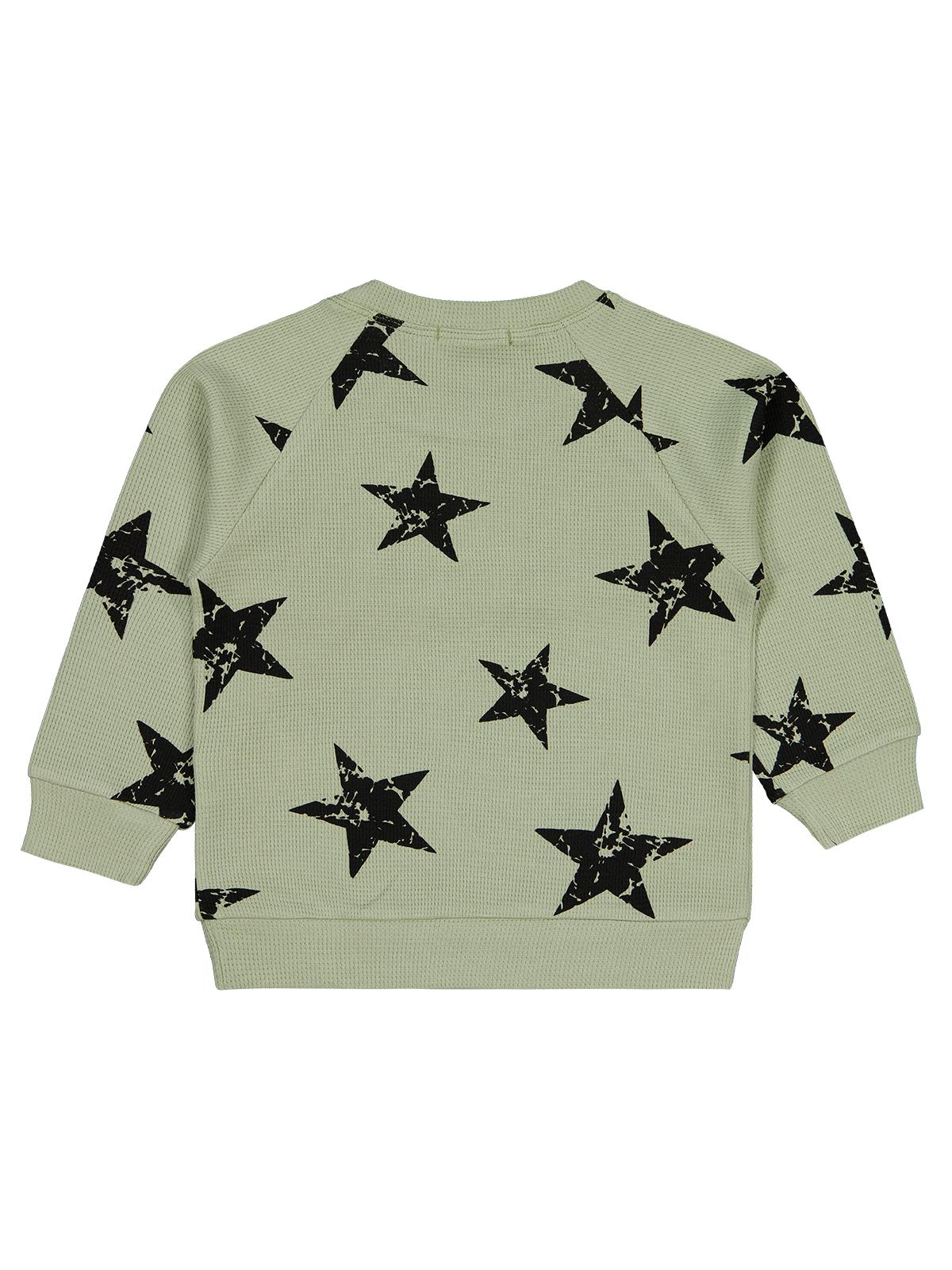 Civil Boys Yıldız Empirme Baskılı 2-5 Yaş Sweatshirt - Haki