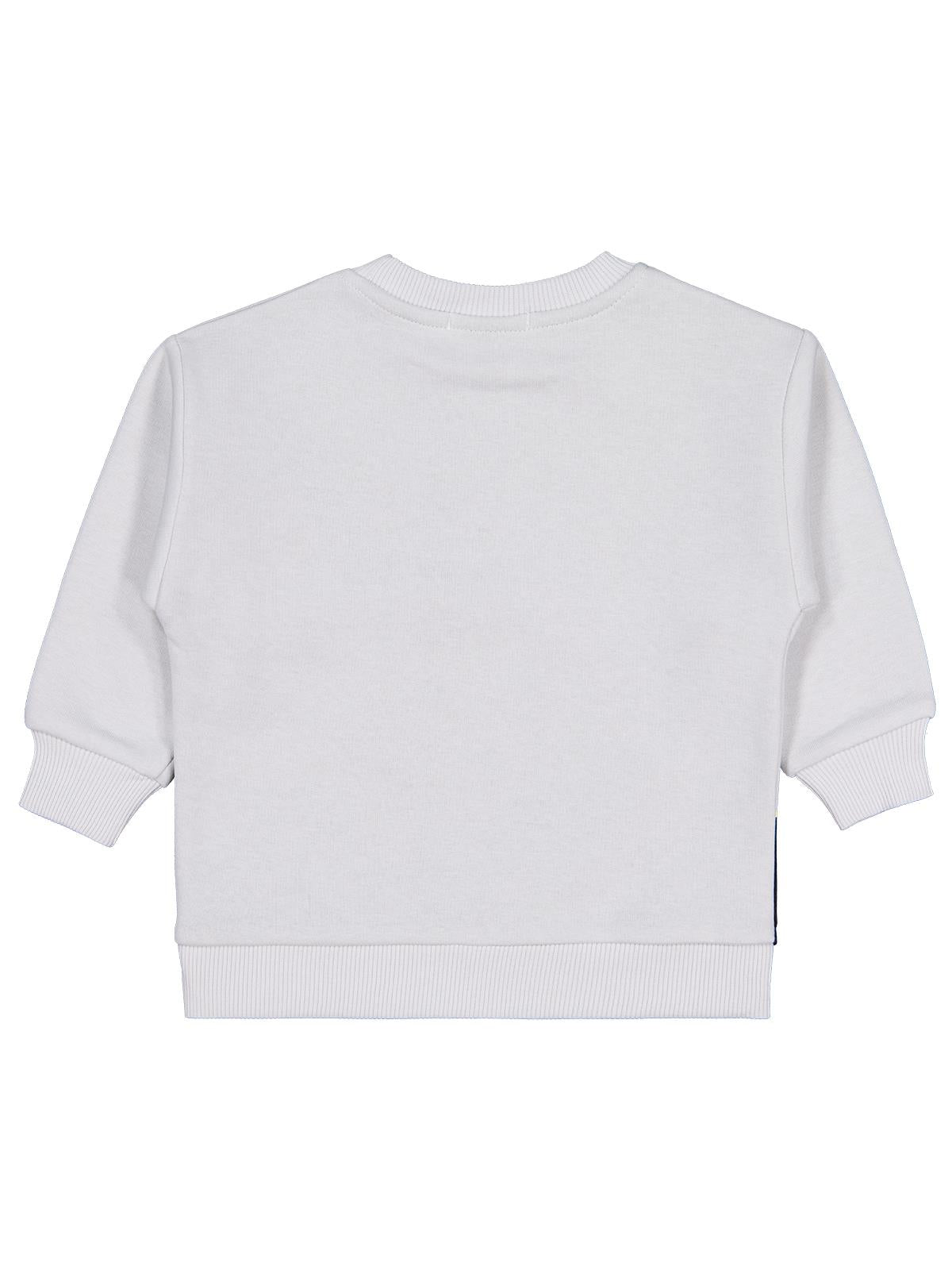 Batman Baskılı Sweatshirt | 3 İp Uzun Kol Bisiklet Yaka Baskılı | Okul Kreş ve Günlük Kullanım - Gri