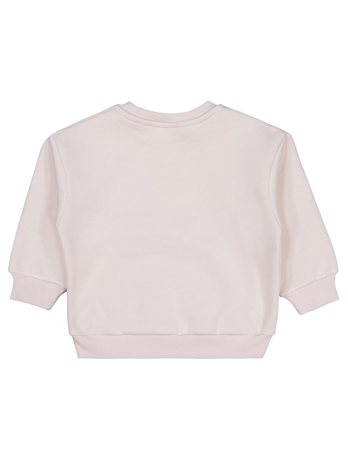 Civil Erkek Çocuk Üç Kafadar Baskılı-Nakışlı Sweatshirt | 3 İp | Okul Kreş ve Günlük Kullanım - Bej