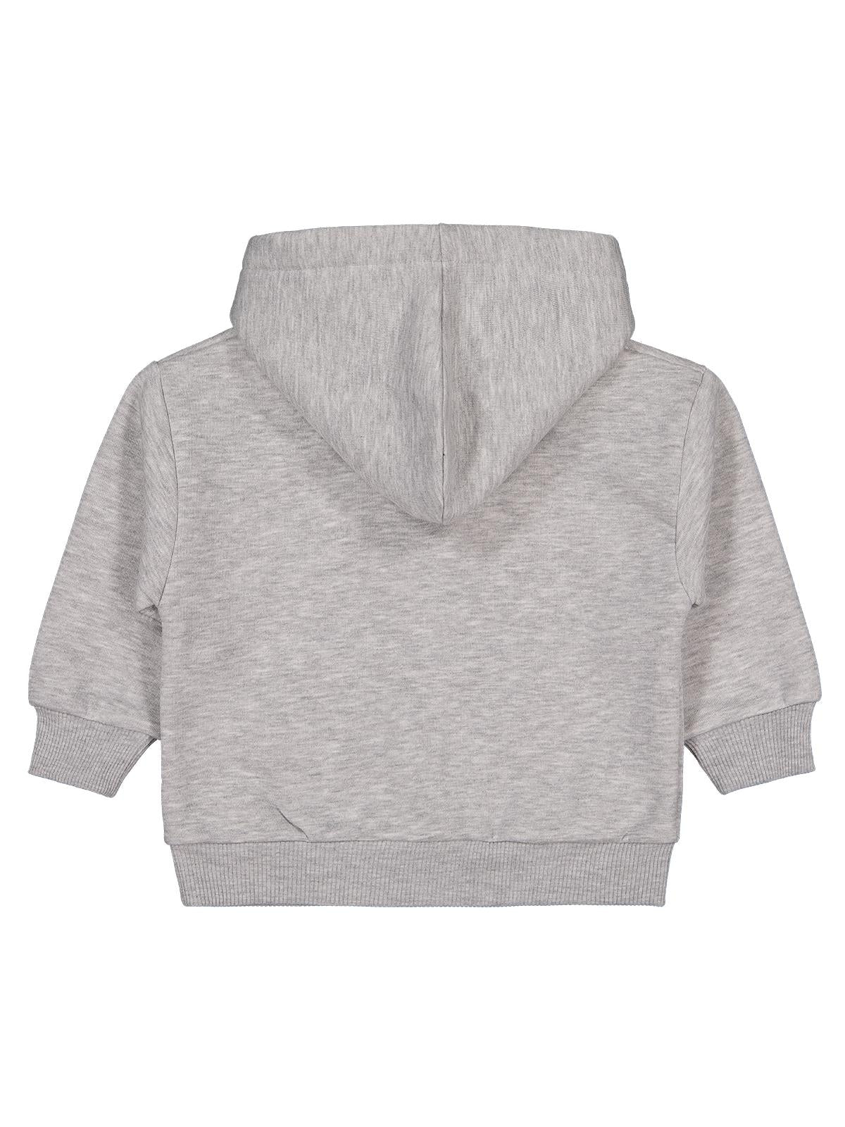 Civil Erkek Çocuk Dino Baskılı Sweatshirt | 3 İp Uzun Kol | Okul Kreş ve Günlük Kullanım - Gri