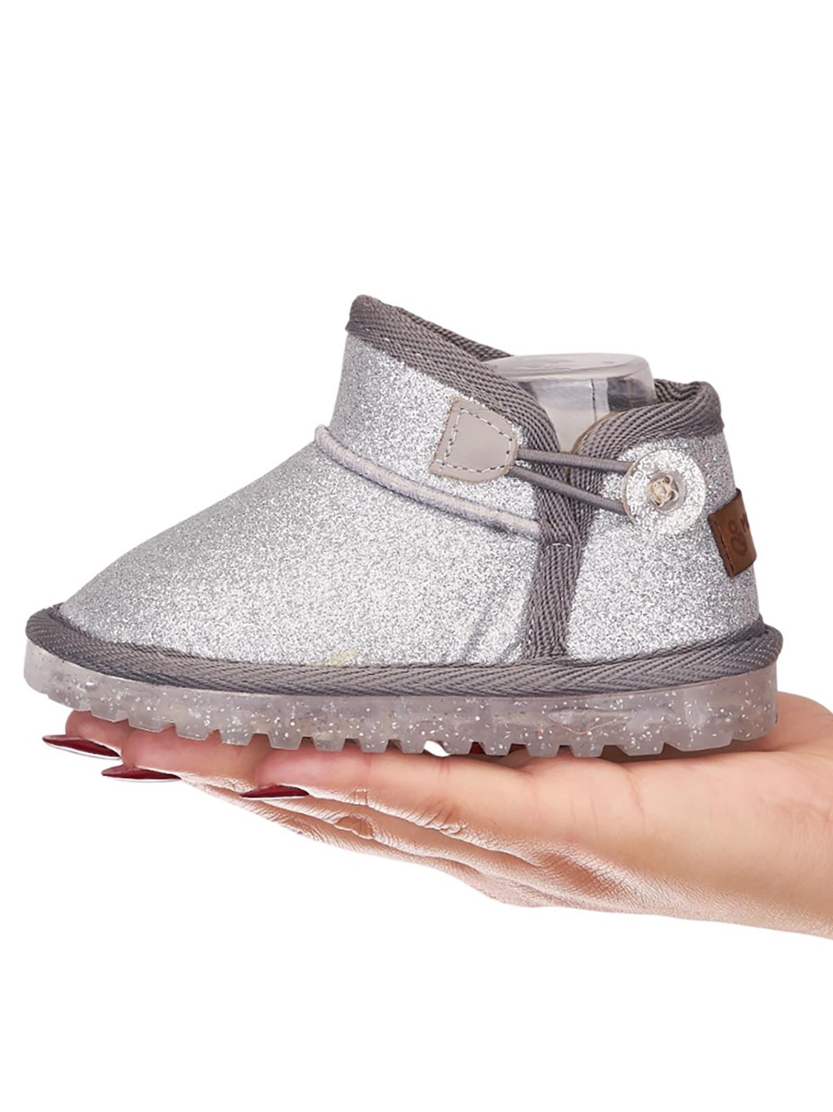 Mumenim Baby Aurora Simli 20-25 Numara Bot - Gri
