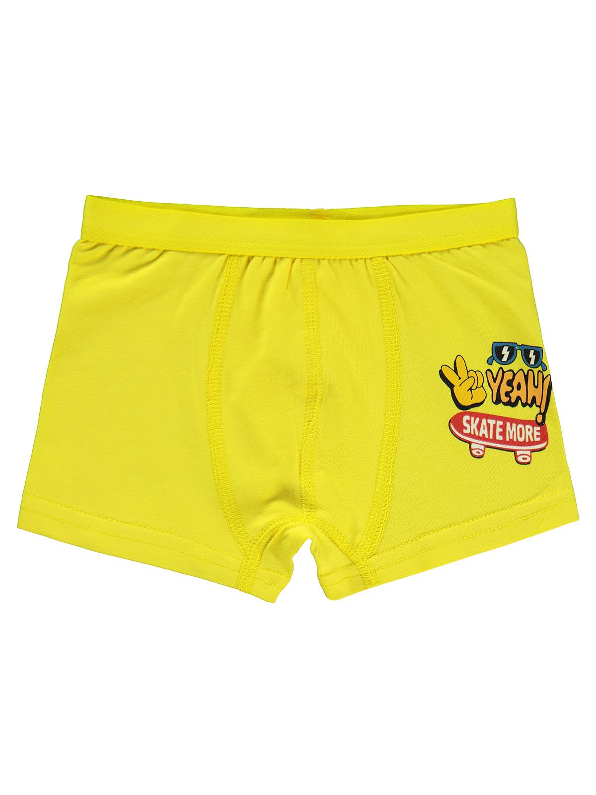 Civil Erkek Çocuk Funny Erkek Çocuk 2'li Boxer | Likralı Süprem | Okul Kreş ve Günlük Kullanım