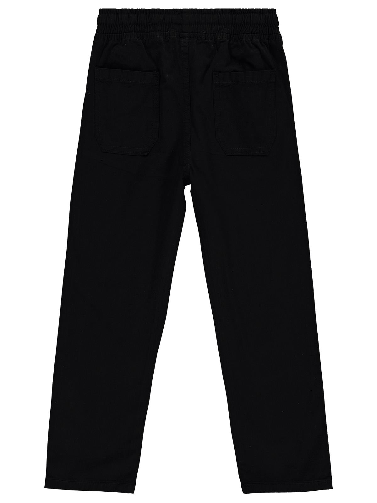 Civil Boys Beli Lastikli 10-13 Yaş Pantolon - Siyah