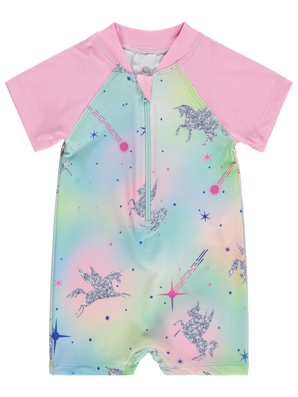 Civil Baby Unicorn Baskılı 6-18 AY Mayo - Pembe