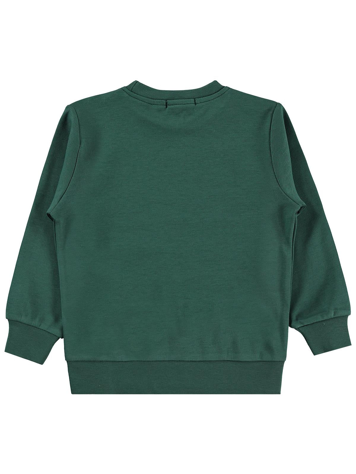 Civil Boys Erkek Çocuk Great Baskılı 2-5 Yaş Sweatshirt - Yeşil