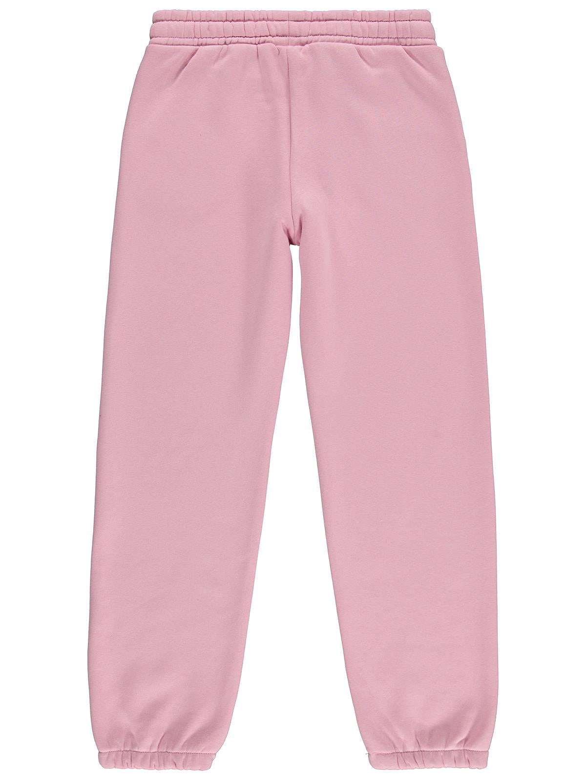 Civil Girls Çiçek Aplikeli 10-13 Yaş Eşofman Altı - Pembe