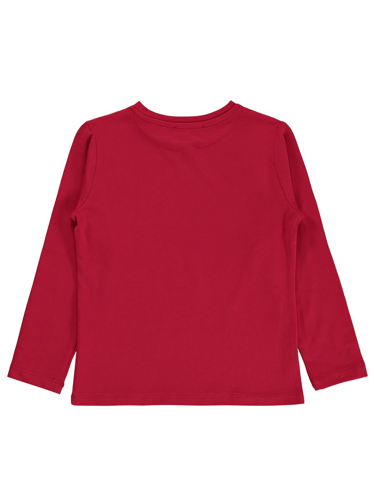 Civil Girls Take It One Day Baskılı 6-9 Yaş Sweatshirt Km - Kırmızı