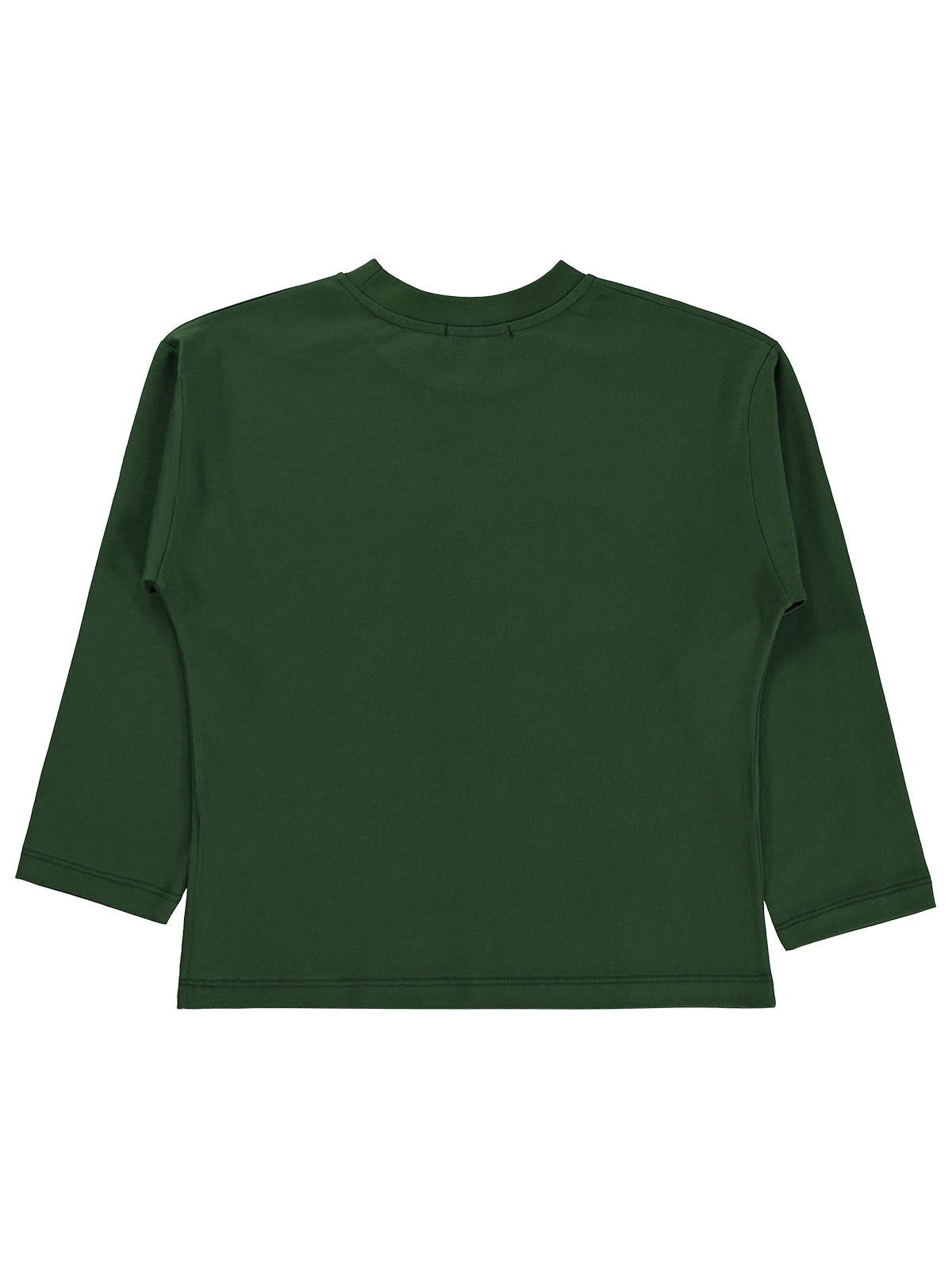 Civil Erkek Çocuk Game Everyday Baskılı Sweatshirt Km | Süprem | Okul Kreş ve Günlük Kullanım - Yeşil