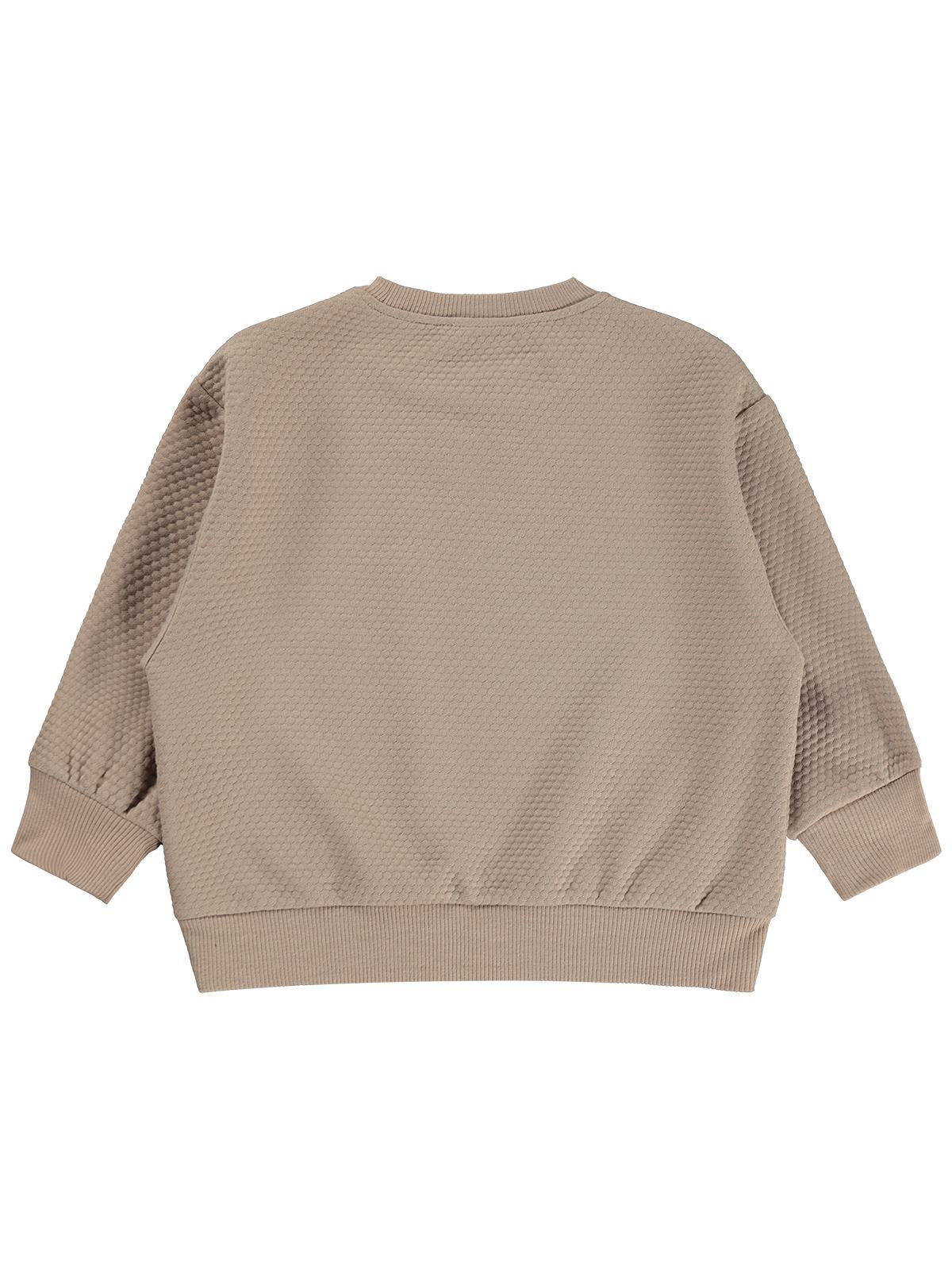Civil Boys Petek Kumaşlı 6-9 Yaş Sweatshirt - Bej