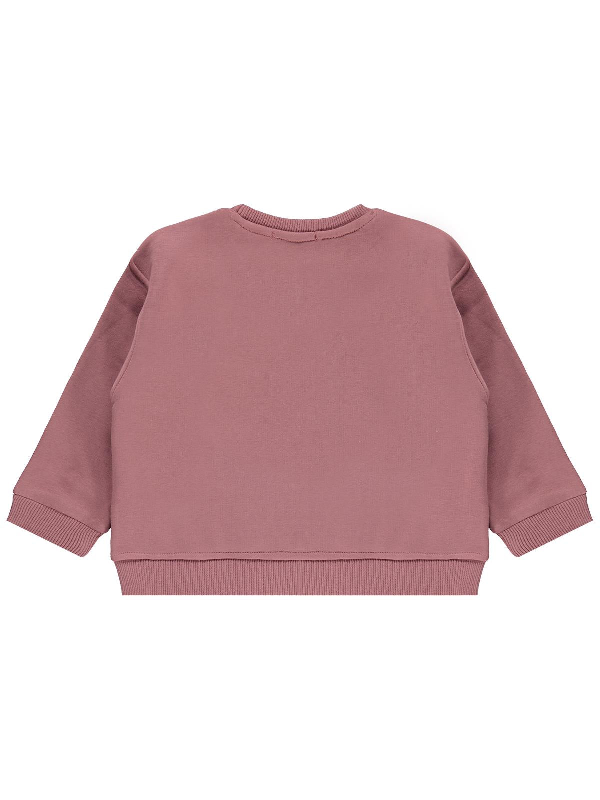 Civil Girls Çiçek Nakışlı 2-5 Yaş Sweatshirt - Lila