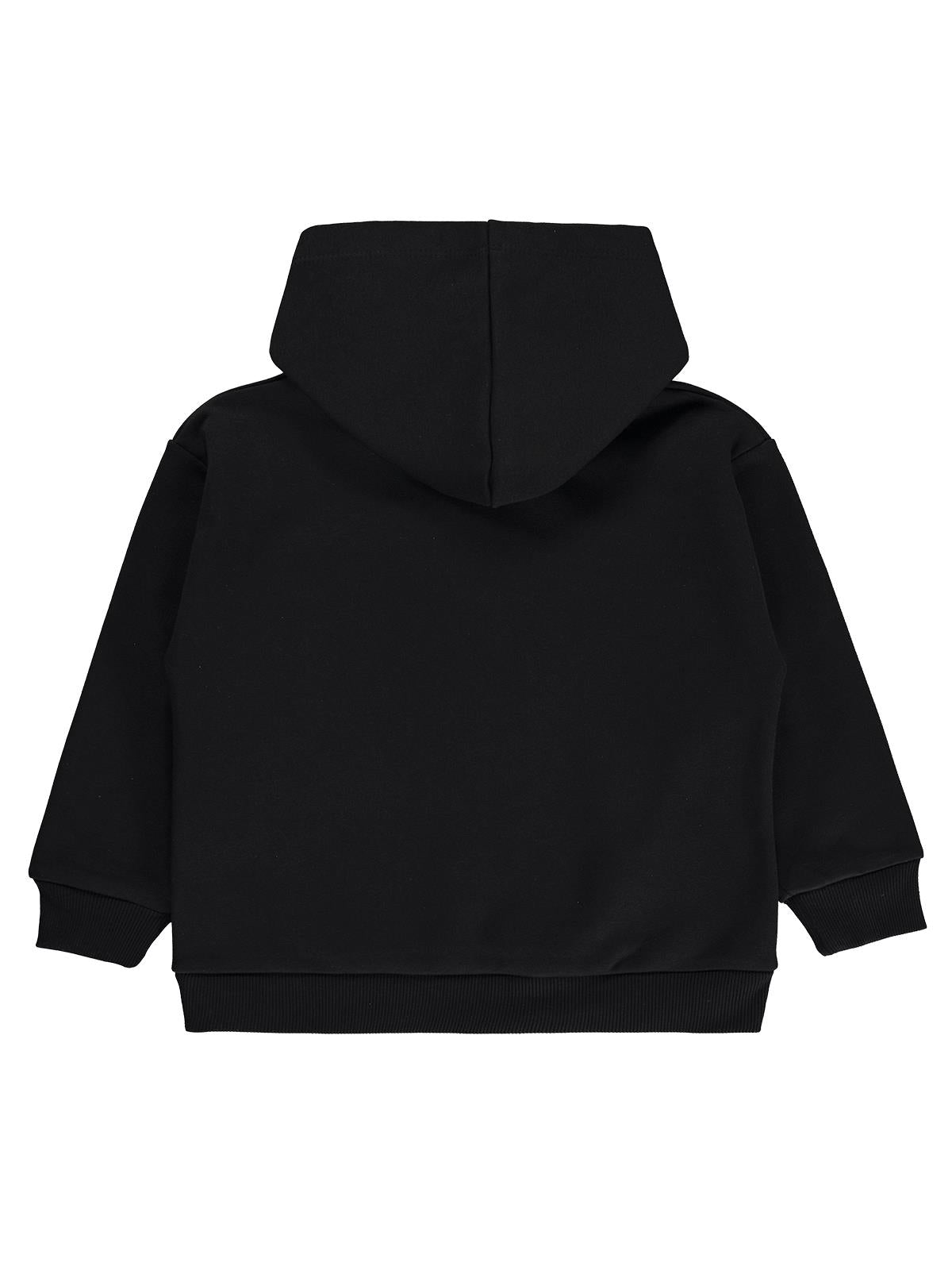 Civil Boys Black Baskılı 6-9 Yaş Sweatshirt - Siyah