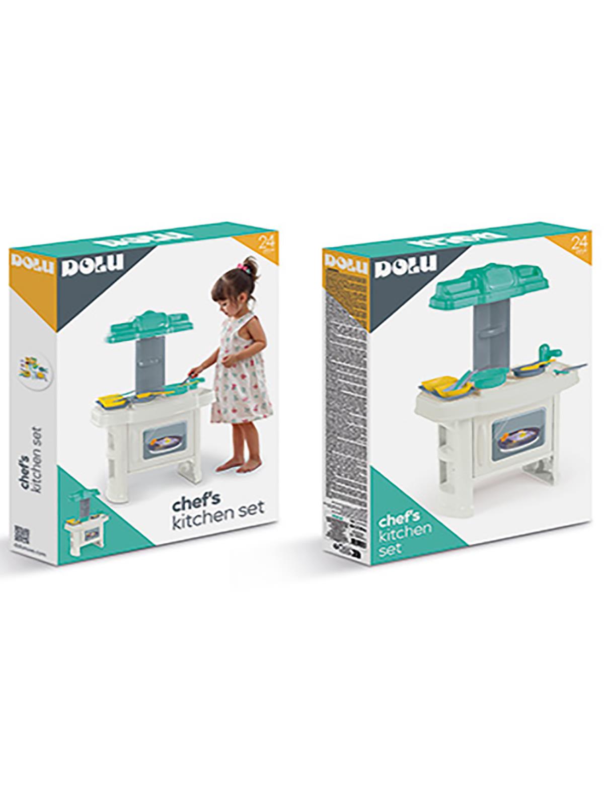 Dolu Oyuncak Şefin Mutfak Seti - Yeşil