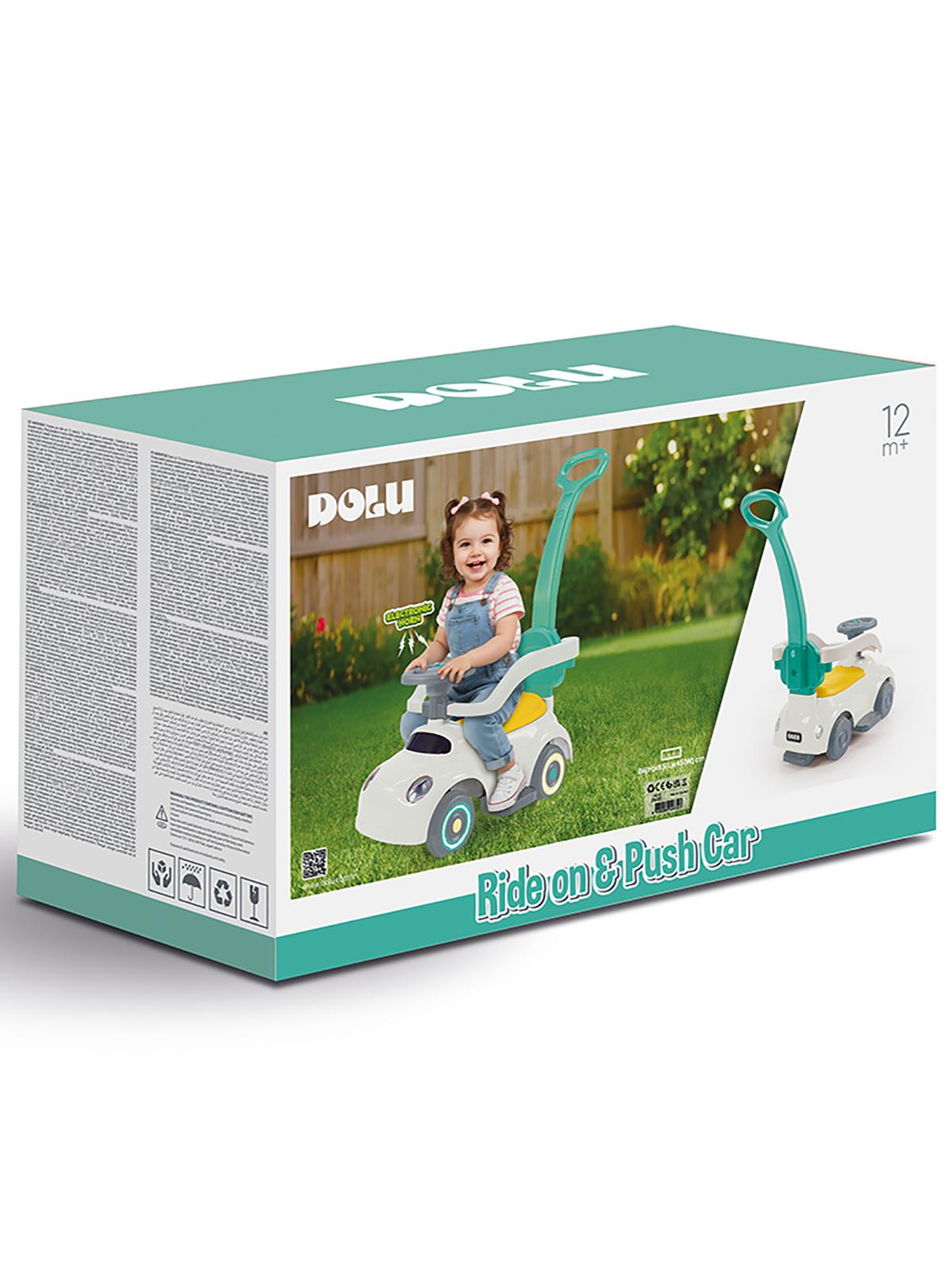 Dolu Oyuncak Step Araba 4 U 1 Arada - Yeşil