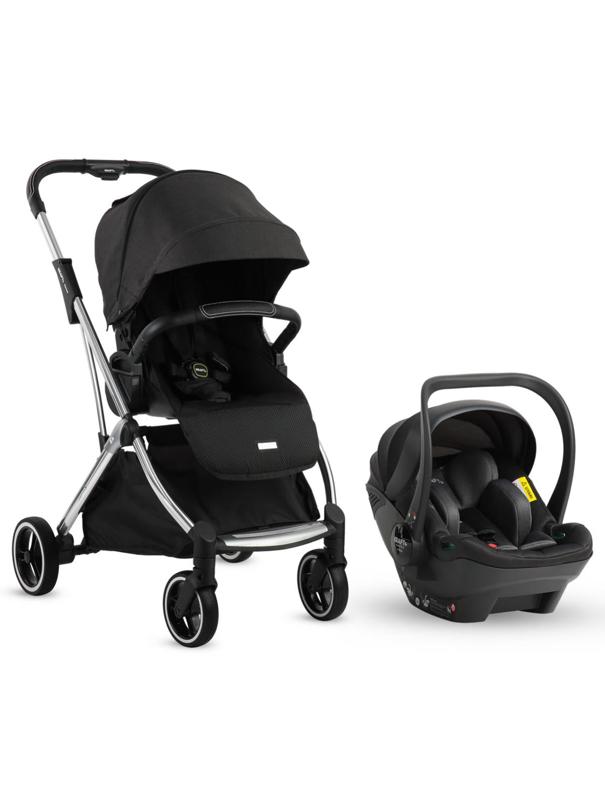Kraft Kenya I-Size Travel Sistem Bebek Arabası - Gri