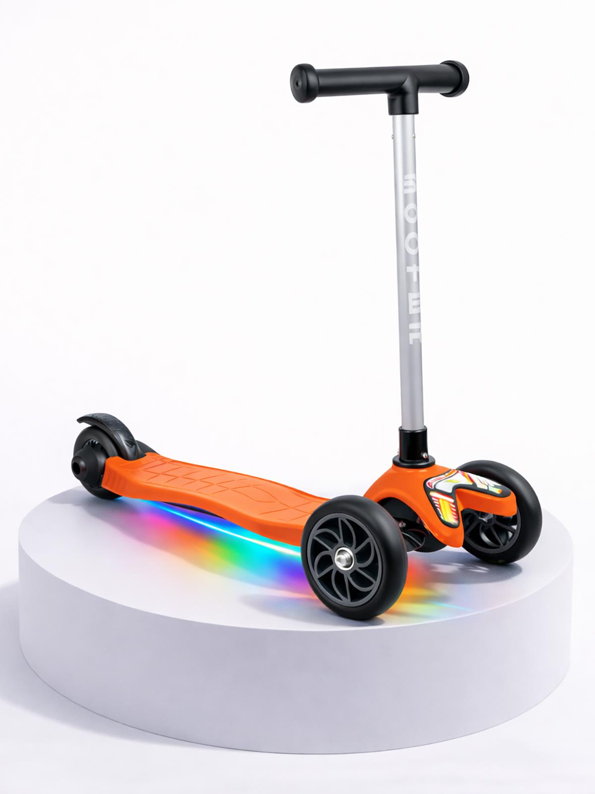 Tois ColorWase Led Işıklı 4 Kademe Ayarlanabilir 3 Tekerlekli Scooter - Turuncu