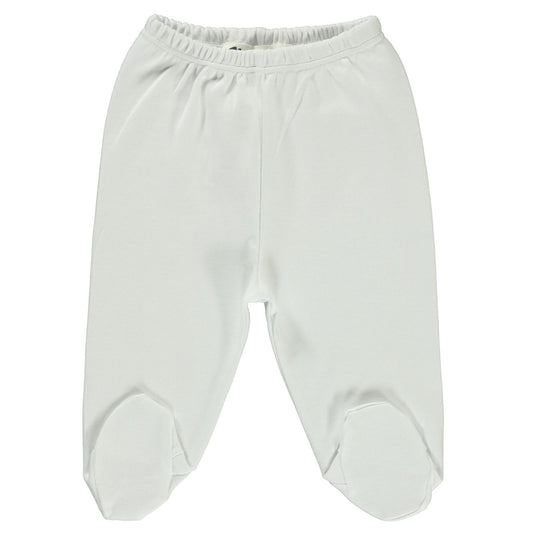 Civil Baby Kız Bebek Beli Lastikli 0-9 Ay Unisex Patikli Tek Alt - Ekru