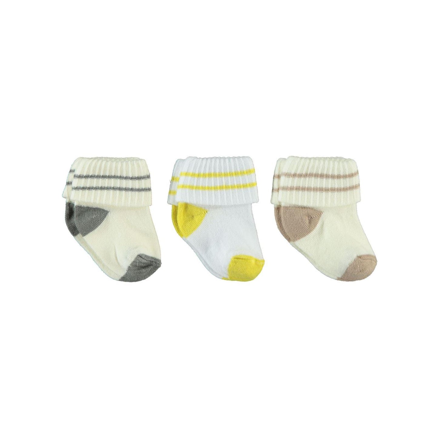 Civil Baby Erkek Bebek 3'lü Çorap Set 0-24 Ay