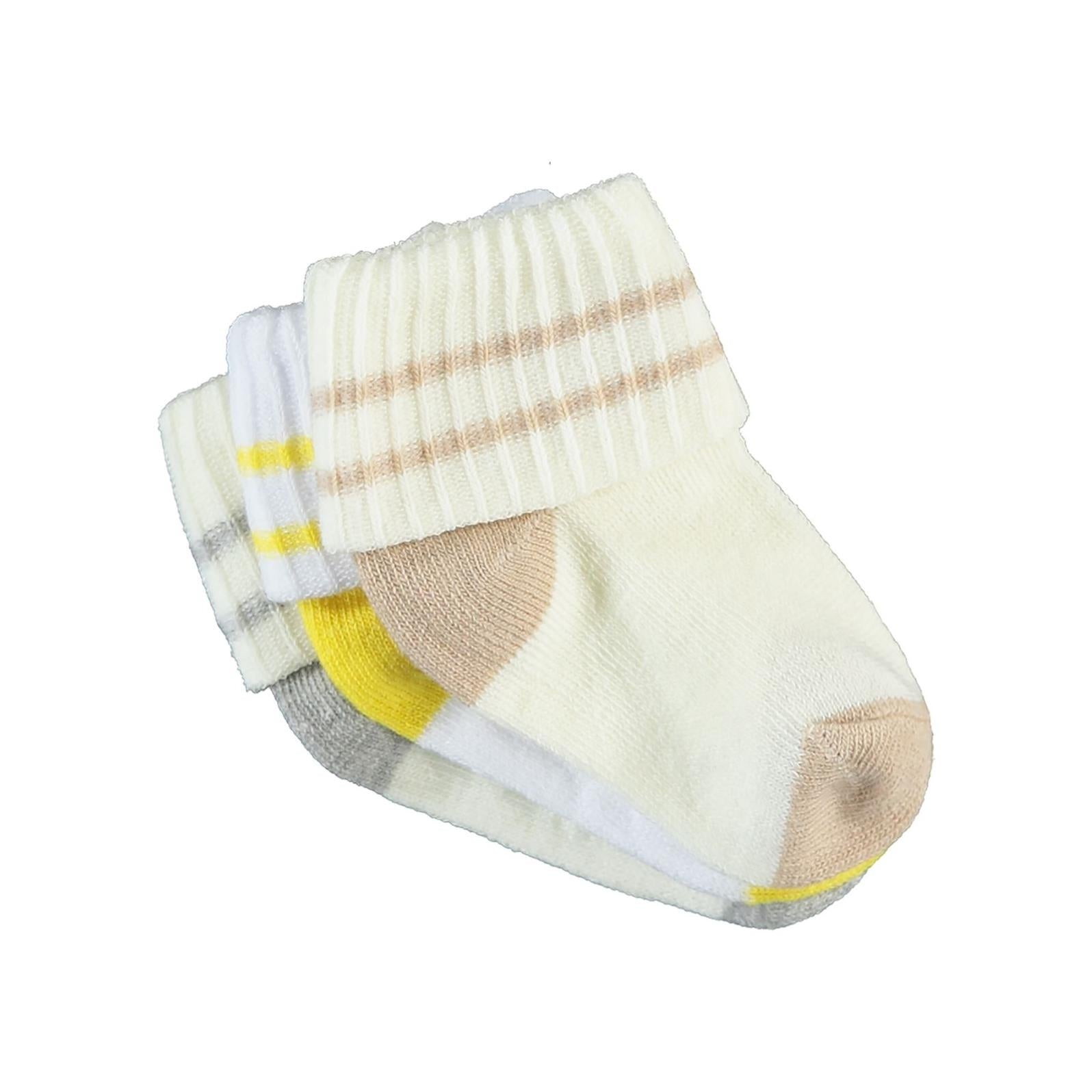 Civil Baby Erkek Bebek 3'lü Çorap Set 0-24 Ay