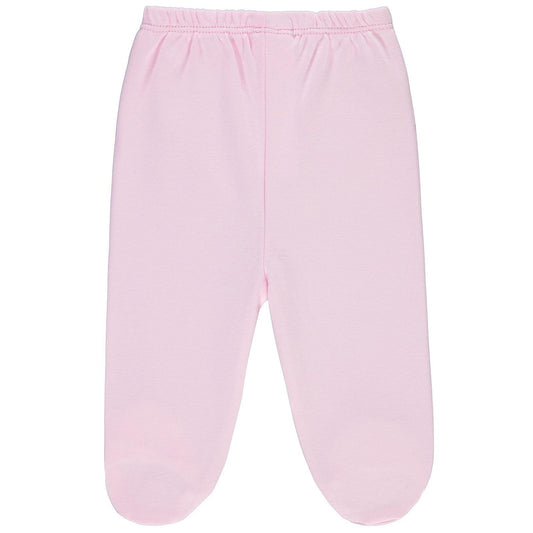 Civil Baby Kız Bebek Beli Lastikli 0-9 Ay Unisex Patikli Tek Alt - Pembe
