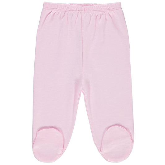 Civil Baby Kız Bebek Beli Lastikli 0-9 Ay Unisex Patikli Tek Alt - Pembe