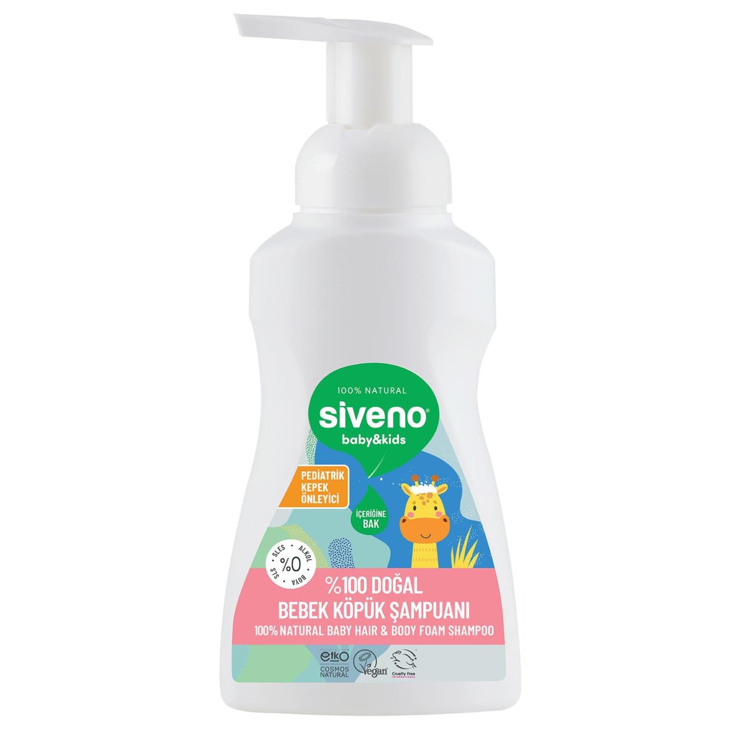 Siveno Doğal Bebek Köpük Şampuanı 250 ml - Standart