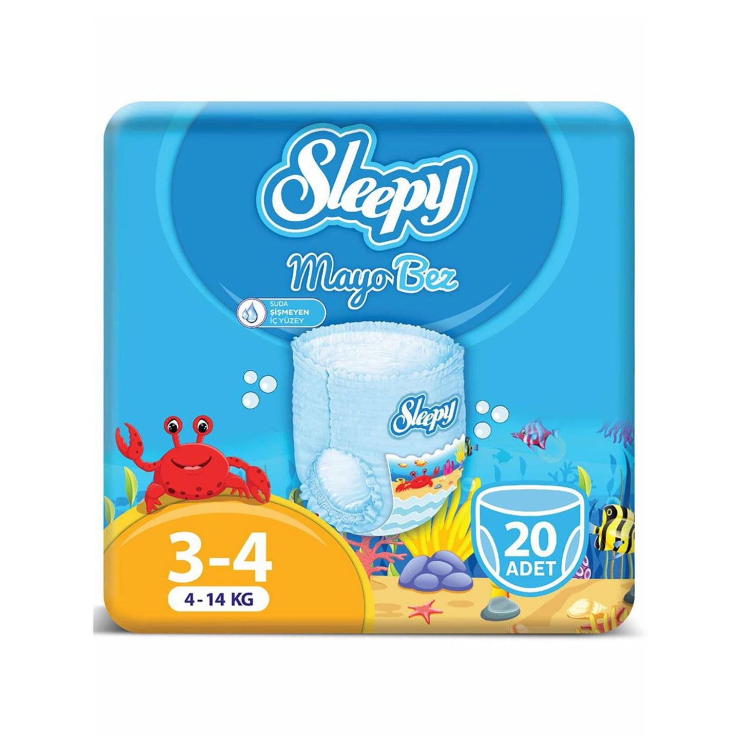 Sleepy Mayo Külot Bez 3-4 Beden Maxi 20 Adet