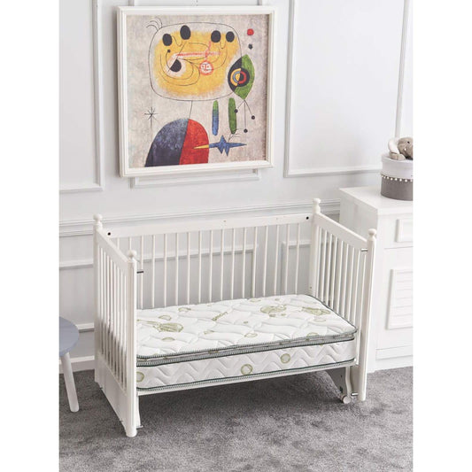 Keremce Deluxe Gold Bambu 60x120 Lüks Pedli Bebek Yaylı Yatak