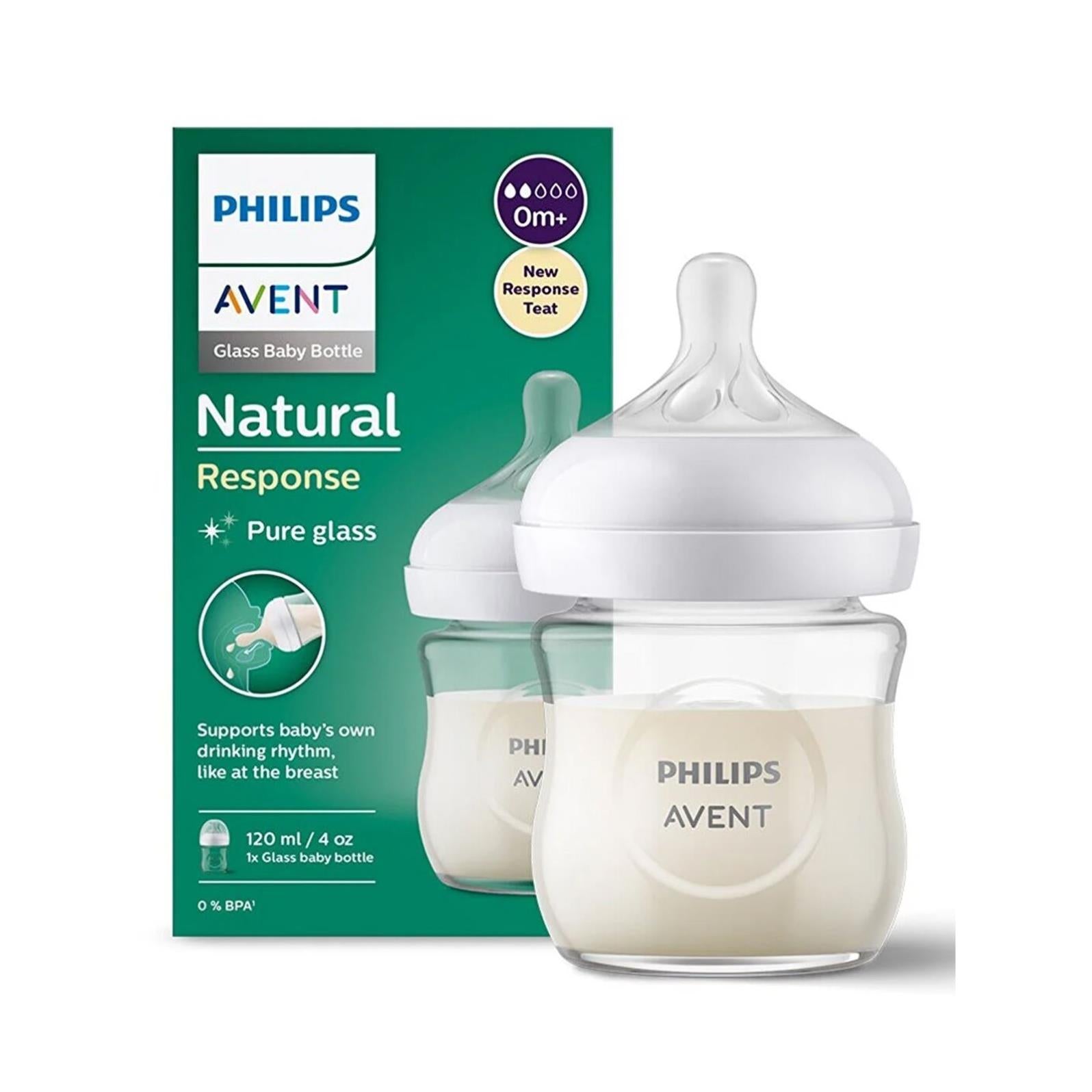 Avent Natural Response Cam Biberon120ml0+ Ay,Doğal Tepkili Biberon Emziği