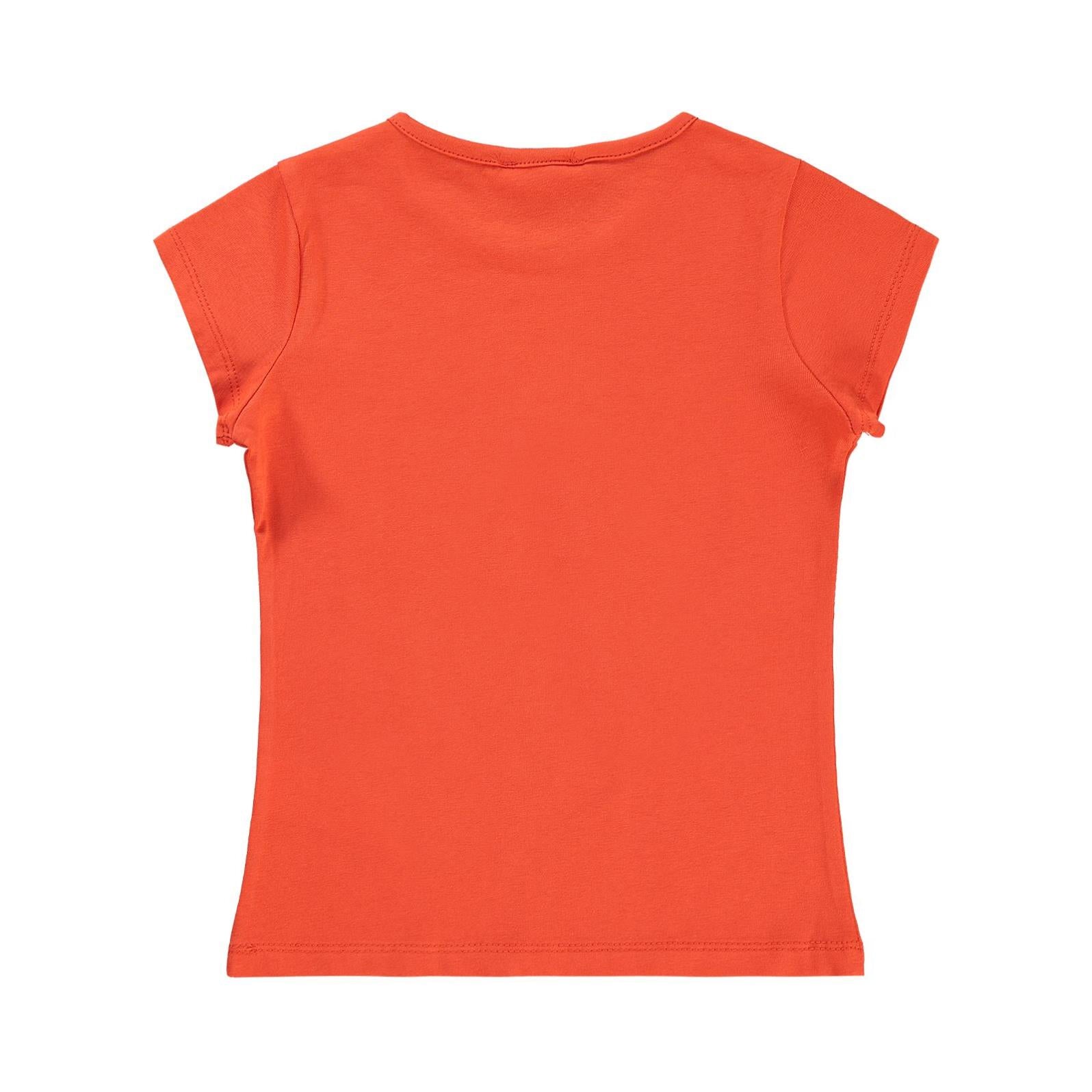 Civil Girls Basic 6-9 Yaş Tişört - Turuncu