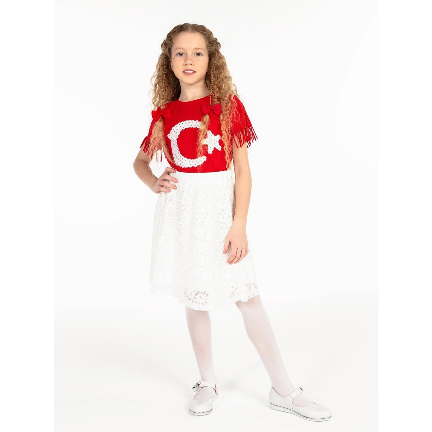 Civil Girls Kız Çocuk Opak 30 Denye Külotlu Çorap 2-12 Yaş - Beyaz
