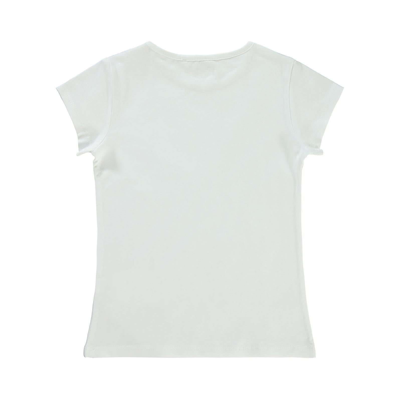 Civil Girls Basic 10-13 Yaş Tişört - Ekru