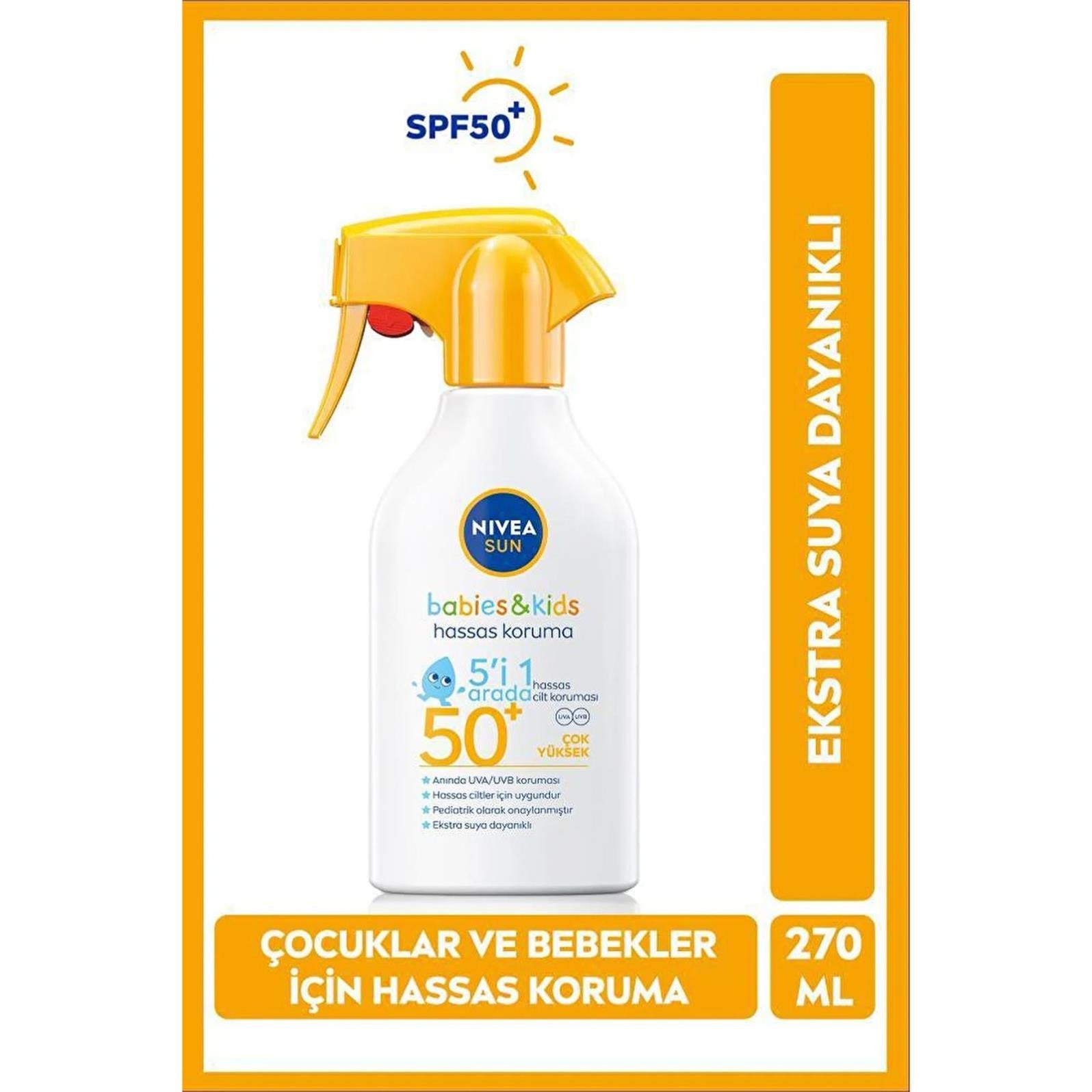 Nivea Sun Kids & Baby Güneş Koruyucu Sprey 270 ml