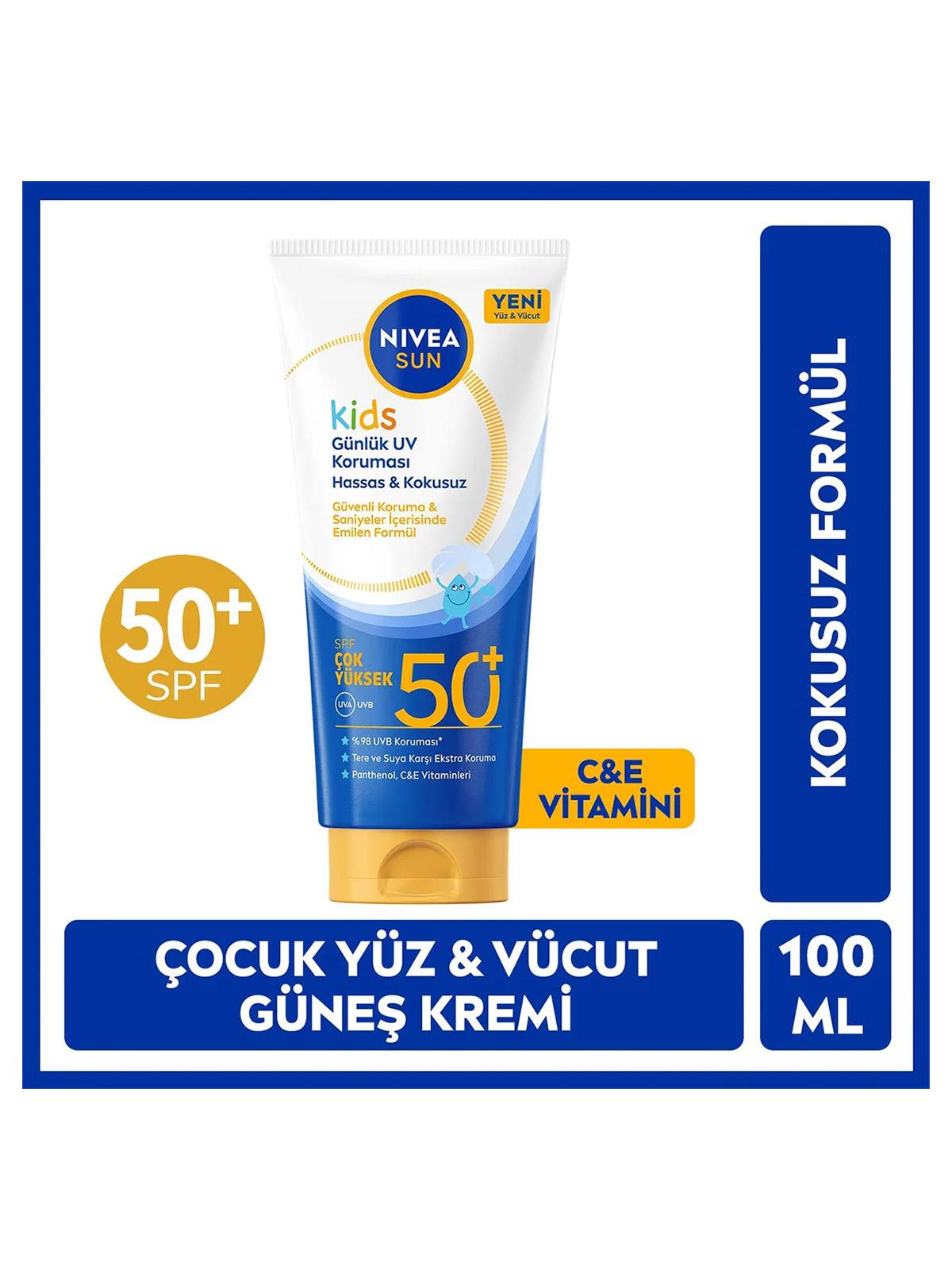 Nivea Sun Çocuk Losyon Uv Koruma Hassas Spf50+ 100 Ml Tüp