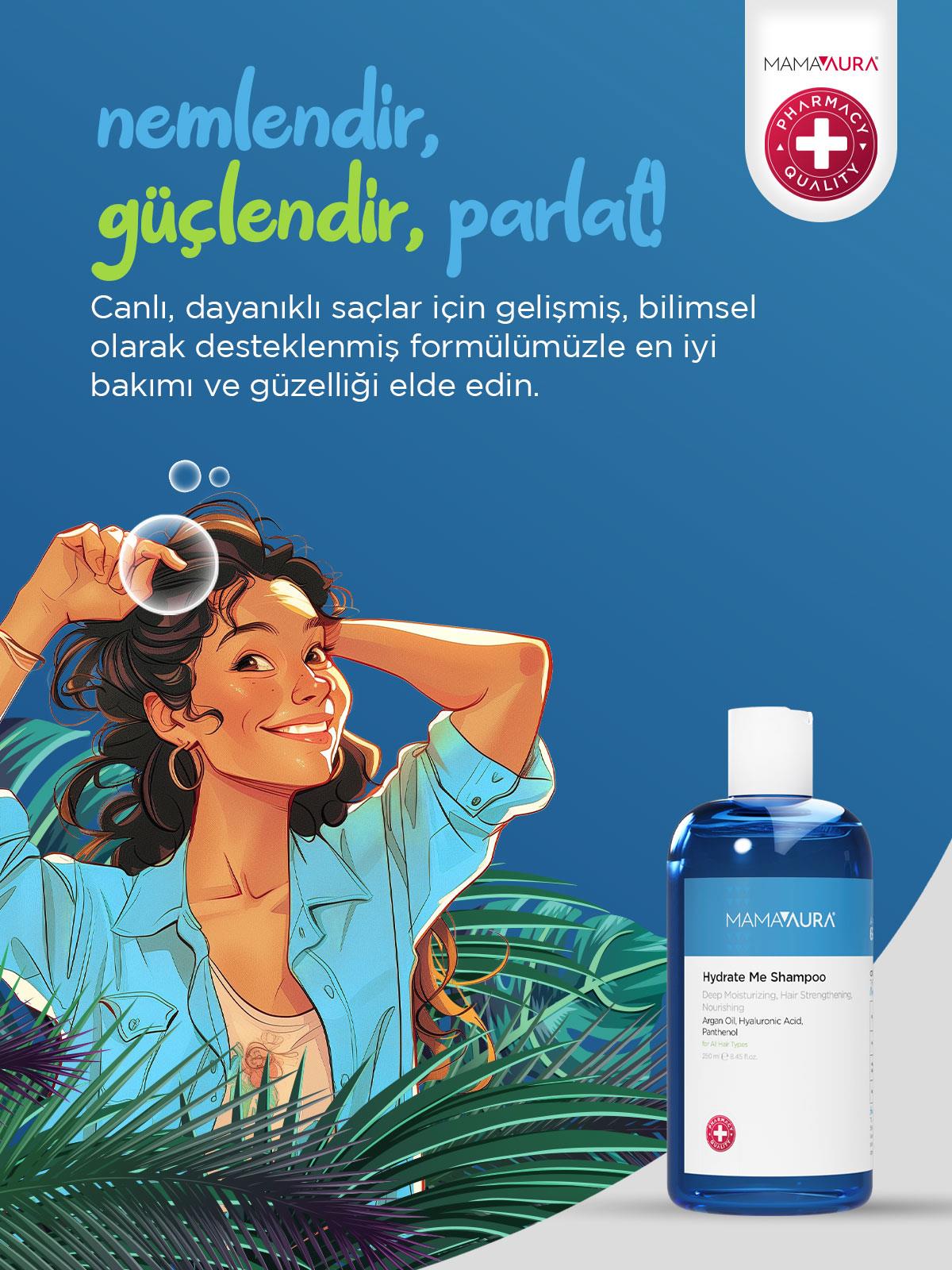 Mamaaura Hydrate Me Nemlendirici Şampuan 250 ml