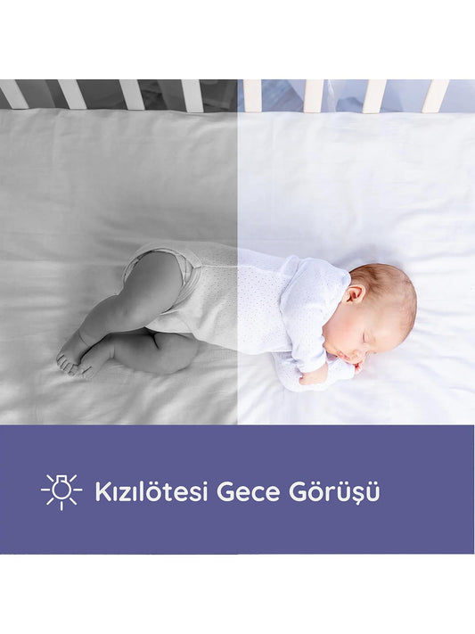 Hubble Nursery View Pro 5’’ Dijital Ekranlı Bebek Kamerası