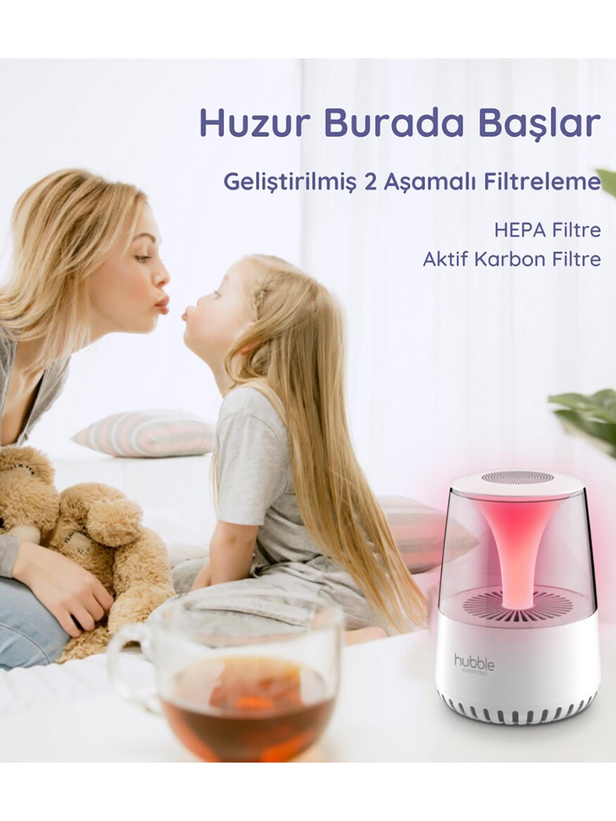 Hubble Pure Hava Temizleme ve Media Player